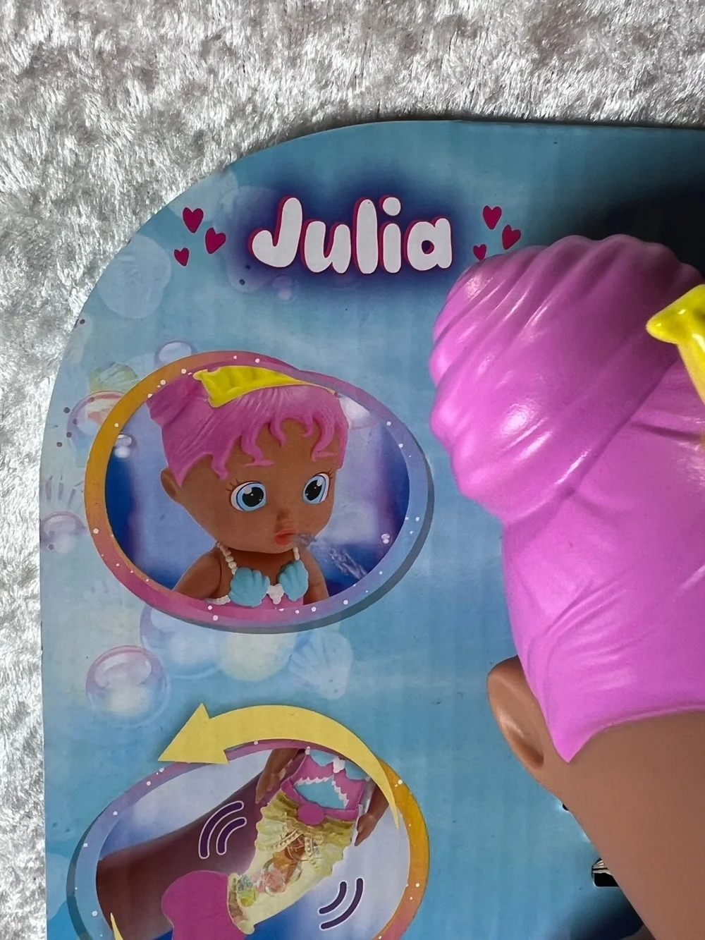 Shimmer Mermaid Doll - Pink & Yellow Julie
